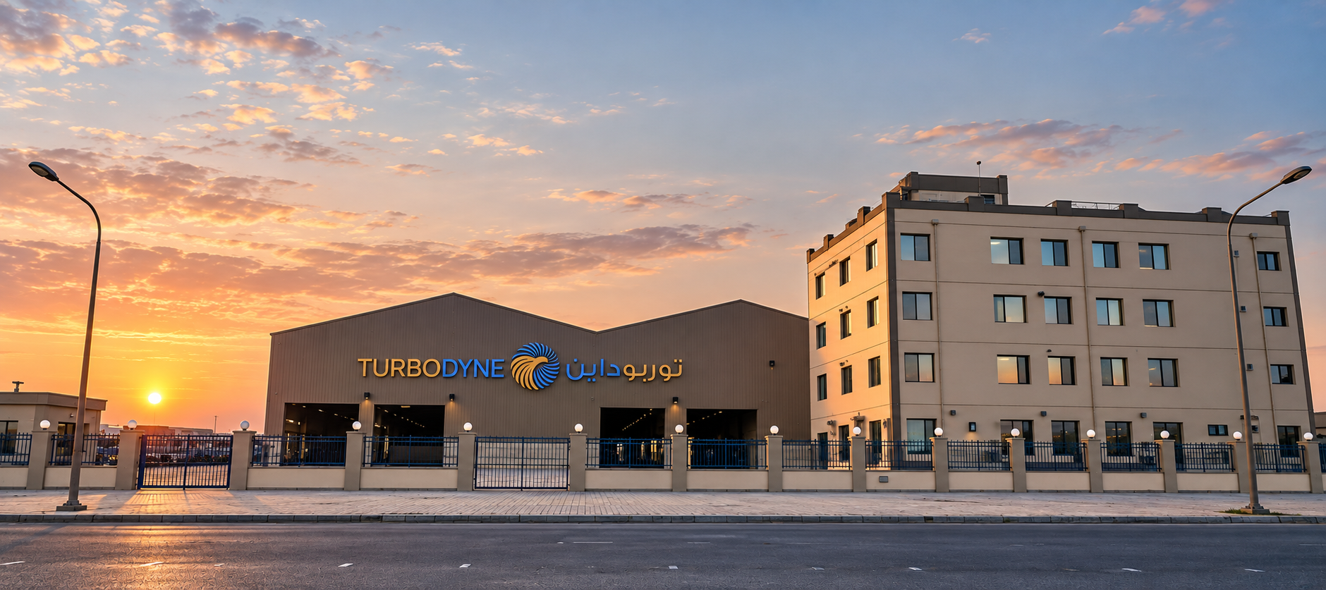 TurboDyne workshop floor in Jubail Industrial City